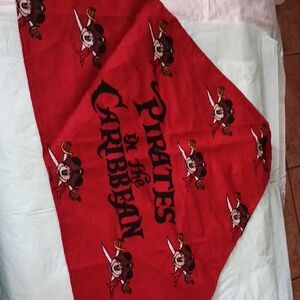 Disney Cruise Line Pirates of the Caribbean bandana, typically given to guests a
